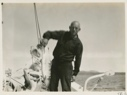 Image of Frank Henderson holding up a salmon